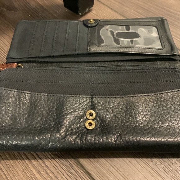 Fossil Black Leather Wallet - Picture 4 of 8